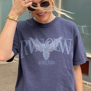Blue House Shirt Comfort Colors Wizard House Shirt Wizard School Shirt Dark Arts T-Shirt Raven House Pottery T-Shirt Dramione Malfoy Shirt