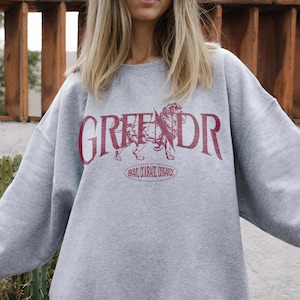 Red House Sweatshirt House of Lions Wizard House Sweatshirt Dramione Shirt Brave Wizard Weasley Granger Pottery Shirts Manacled Wizard Shirt