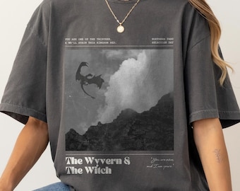 Manon Blackbeak Shirt Abraxos Shirt Wyvern and Witch Shirt Kingdom of Ash The Thirteen Merch LICENSED SJM To Whatever End TOG Merch Acomaf