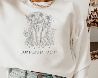 Dark Academia Sweatshirt Light Academia Greek Mythology Shirt Literary Art Lovers Greek Goddess Dead Poets Society Literature Sweatshirt