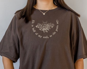 Poet Shirt The Song of Achilles Shirt Literature Shirt Achilles Patroclus Shirt Dark Academia Clothing Bookcore Aesthetic Greek Mythology