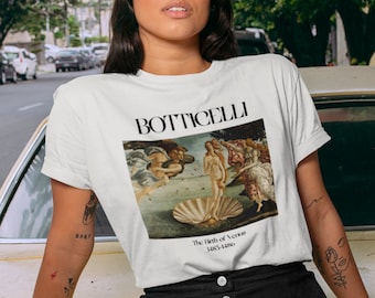 Sandro Botticelli The Birth of Venus Shirt Italian Renaissance Art Clothing Famous Painting Shirt Artsy Aesthetic Vintage Art Clothing