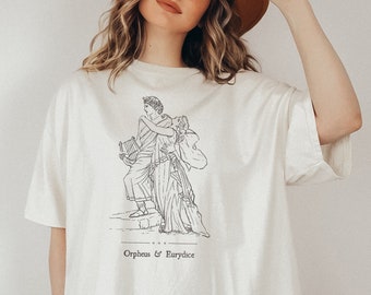 Greek Mythology Shirt Orpheus and Eurydice Shirt Poet Shirt Ancient Greece Greek Gods Shirt Greek Goddess Dark Academia Clothing Artsy Shirt