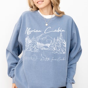 Illyrian Cabin ACOTAR Comfort Colors Sweatshirt Velaris City of Starlight Rhysand Feyre Cassian Inner Circle SJM LICENSED Bat Boys Shirt