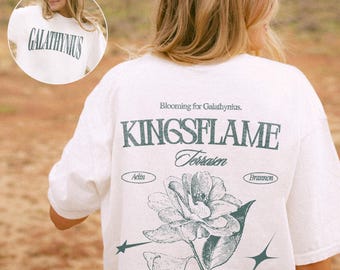 Aelin Galathynius Shirt Kingsflame Shirt Terrasen Merch Fireheart Throne of Glass Hoodie SJM LICENSED The Thirteen Shirt Manon Blackbeak Tee