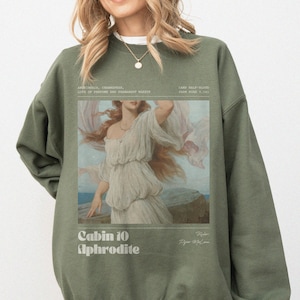 Percy Jackson Merch Cabin 10 Aphrodite Camp Halfblood Shirt Poseidon Athena Hades Heroes of Olympus Annabeth Chase Riordanverse Spqr Demigod