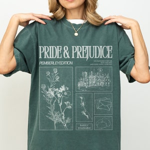 Pride and Prejudice Shirt Elizabeth Bennet Mr Darcy Shirt Jane Austen Merch Fitzwilliam Darcy Shirt Barely Tolerable Most Ardently Pemberley