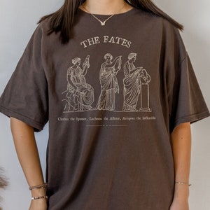 Poet Shirt The Fates Shirt Moirai Greek Goddess Greek Mythology Shirt Dark Academia Clothing Literature Shirt Ancient Greece Artsy Aesthetic