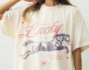 Year of the Horse Shirt Fire Horse Shirt Lunar New Year Shirt Chinese New Year 2026 Horse Lunar New Year Zodiac Horse Lucky Shirt Horse Year