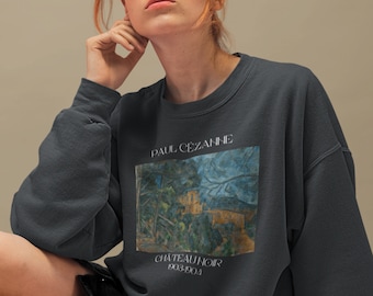 Paul Cezanne Chateau Noir Sweatshirt French Impressionism Art Famous Painter Sweater Historical Painting Shirt Artsy Aesthetic Dark Academia