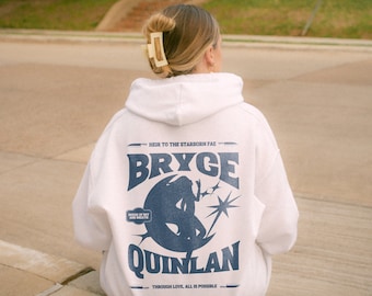 Bryce Quinlan Hoodie Crescent City Hoodie House of Sky and Breath Lunathion Hunt Athalar Umbra Mortis Ruhn Danaan LICENSED SJM Starborn Fae