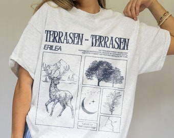 Terrasen Shirt Throne of Glass Merch Aelin Galathynius Rowan Manon Blackbeak The Thirteen Shirt SJM LICENSED Acosf Acomaf Fireheart Velaris