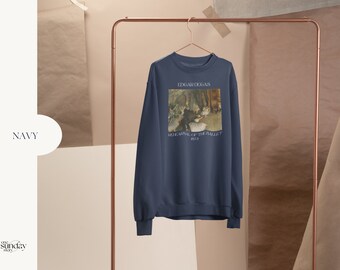 Edgar Degas Rehearsal of the Ballet Sweatshirt Ballerina