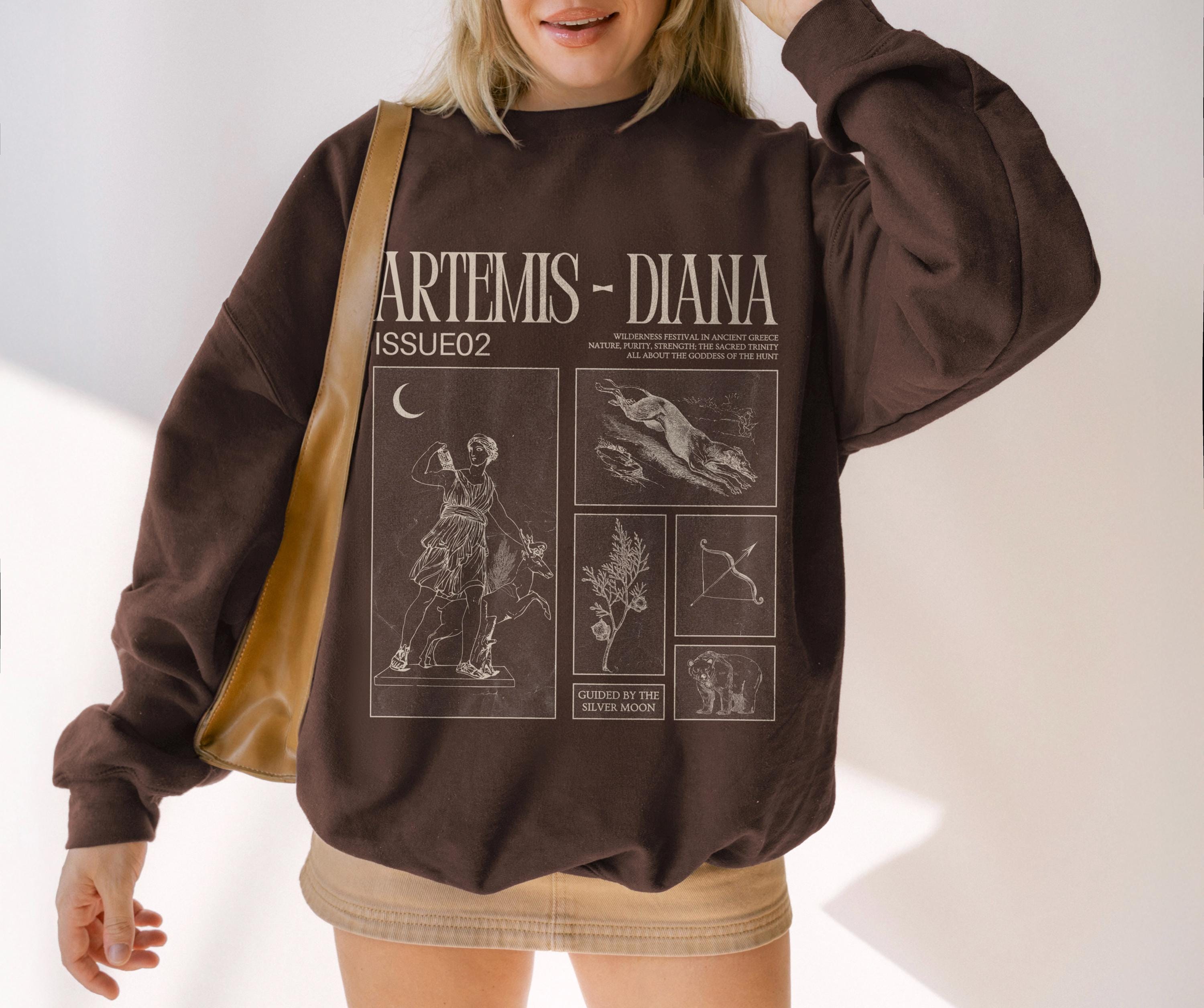 Artemis Sweatshirt Goddess of the Hunt Percy Jackson Artemis Shirt
