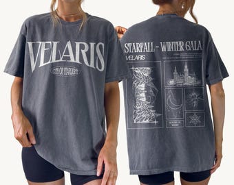 Velaris ACOTAR Shirt  City of Starlight Starfall Shirt House of Wind Rhysand Shirt Night Court Maasverse SJM LICENSED Court of Dreams Acomaf