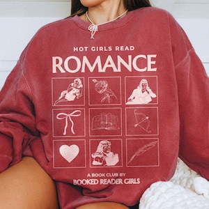 Romance Book Sweatshirt Hot Girls Read Booktok Hoodie Bookish Things Bookish Sweater Romantasy Shirt Romance Reader Shirt Acosf Bookish Gift