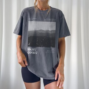 Night Court Shirt ACOTAR Comfort Colors Shirt SJM Licensed Rhysand Feyre Velaris City of Starlight Acotar Sweater Dark Romance Romantasy Pepper