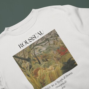 Henri Rousseau Tiger in a Tropical Storm Sweatshirt Famous Artist Shirt Art History Sweater Chinese Zodiac Year of the Tiger Artsy Aesthetic bild 5