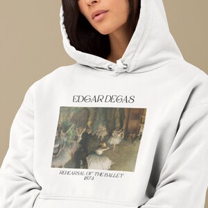 Edgar Degas Rehearsal of the Ballet Hoodie