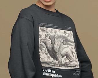 Griffin Antiquities OFFICIALLY LICENSED SJM Crescent City Sweatshirt House of Earth and Blood Bryce Quinlan Crescent City Merch Hunt Athalar