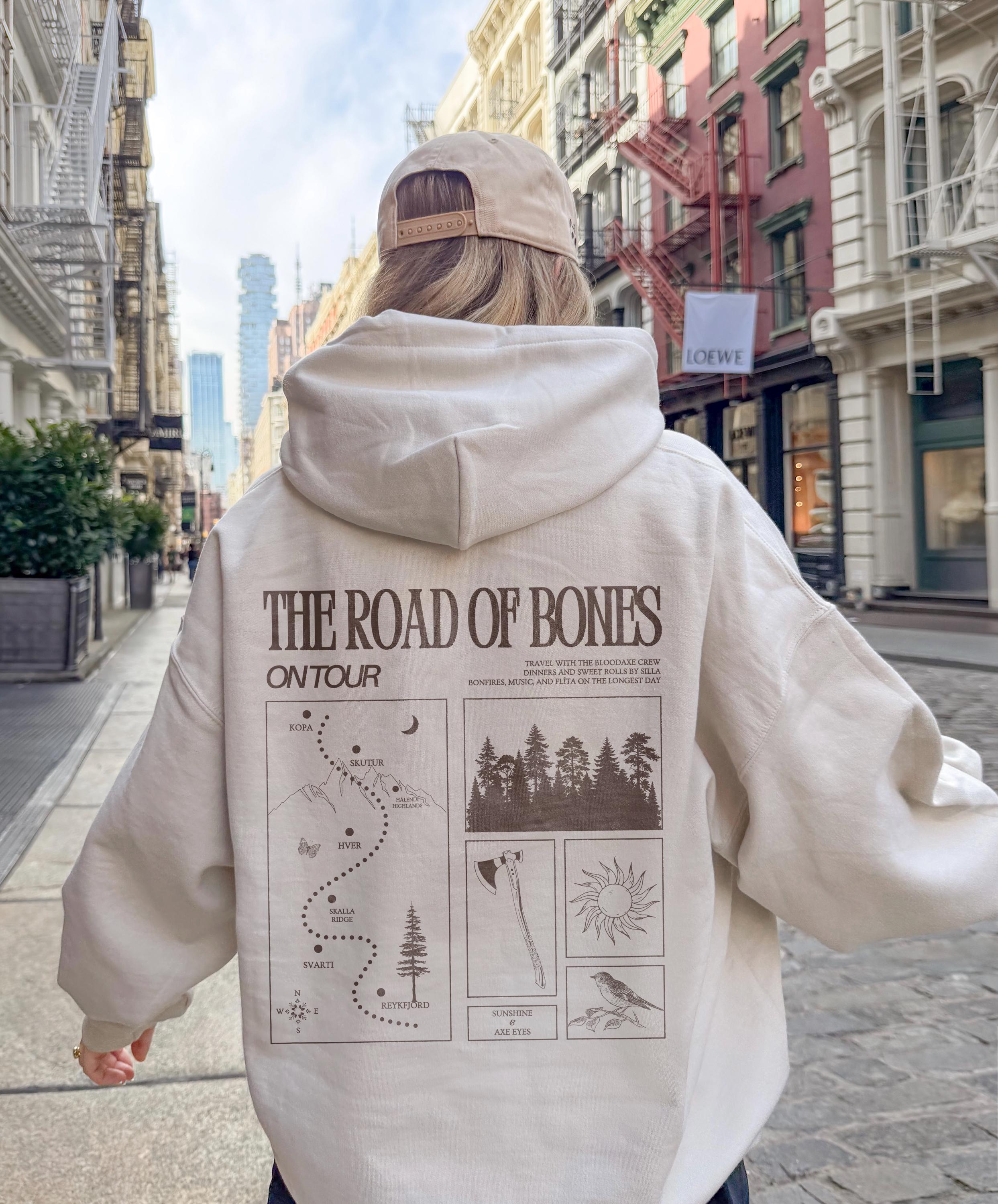 The Road of Bones Hoodie Bloodaxe Crew Merch LICENSED Demi Winters