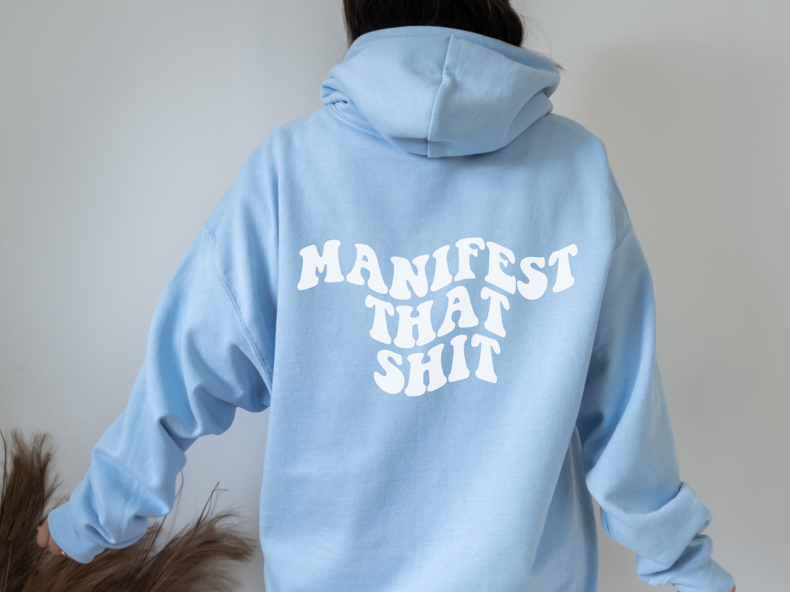 Manifest That Shit Hoodie Aesthetic Oversized Y2K Hoodie Positive  Affirmations Hoodie VSCO Tumblr Hoodie Indie Clothing Y2K Trendy Sweater -  Etsy, image size:2700x2025