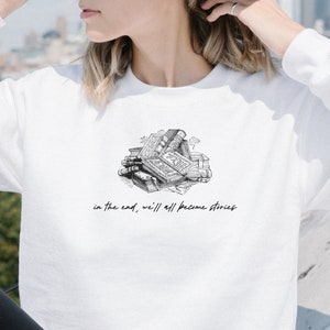 Literary Shirt Margaret Atwood Quote Sweatshirt Dark Academia Clothing Literature Dead Poets Society Shirt Poet Sweater for Book Lovers image 3