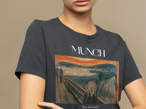 Edvard Munch The Scream Shirt Famous Art Shirt Expressionism Movement Artsy Aesthetic Vintage Art Shirt Psychedelic Art Shirt Artist Shirt