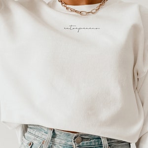 Minimalist Entrepreneur Sweatshirt for Business Owners | Girl Boss Entrepreneur Shirt | Small Business Owner Shirt | Entrepreneur Gift