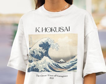 【KOOLOSET】Hokusai Dying Tee Hokusai' Dying Tee - kooloset