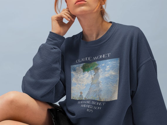 Claude Monet Madame Monet Sweatshirt French Impressionism Painting