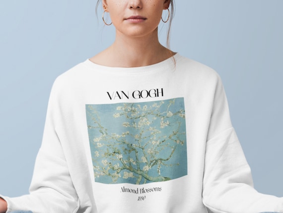 Vincent Van Gogh - Almond Blossoms - White T Shirt Vincent Van Gogh - Almond Blossoms - White T Shirt