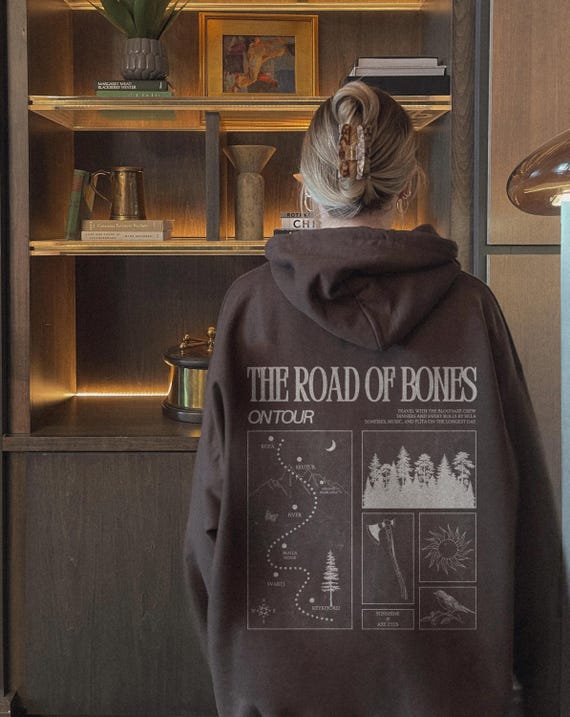 The Road of Bones Hoodie Bloodaxe Crew Merch LICENSED Demi Winters