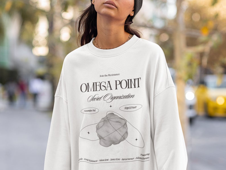 Shatter Me Sweatshirt Aaron Warner Kenji Kishimoto Hell is Empty Omega Point Sector 45 CCR Juliette Ferrars The Reestablishment IGNITE Merch White