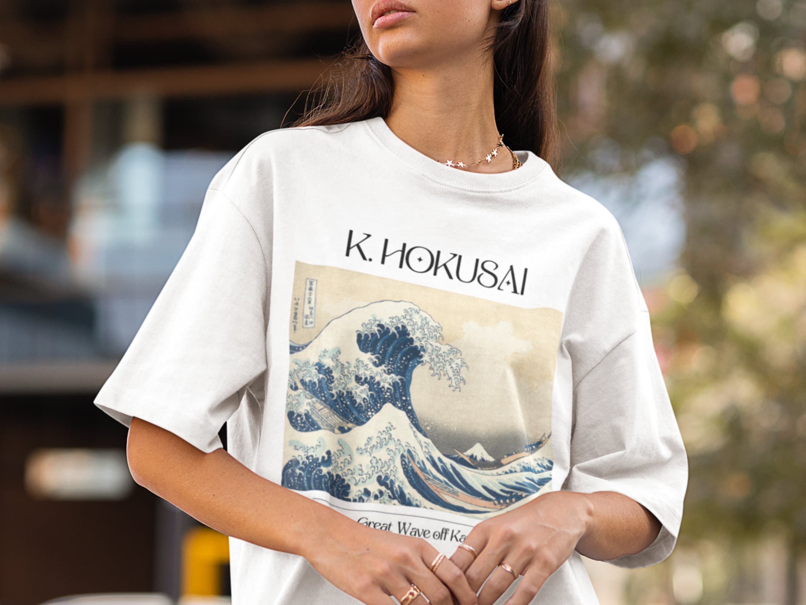 Katsushika Hokusai the Great Wave off Kanagawa Japanese Art Shirt 
