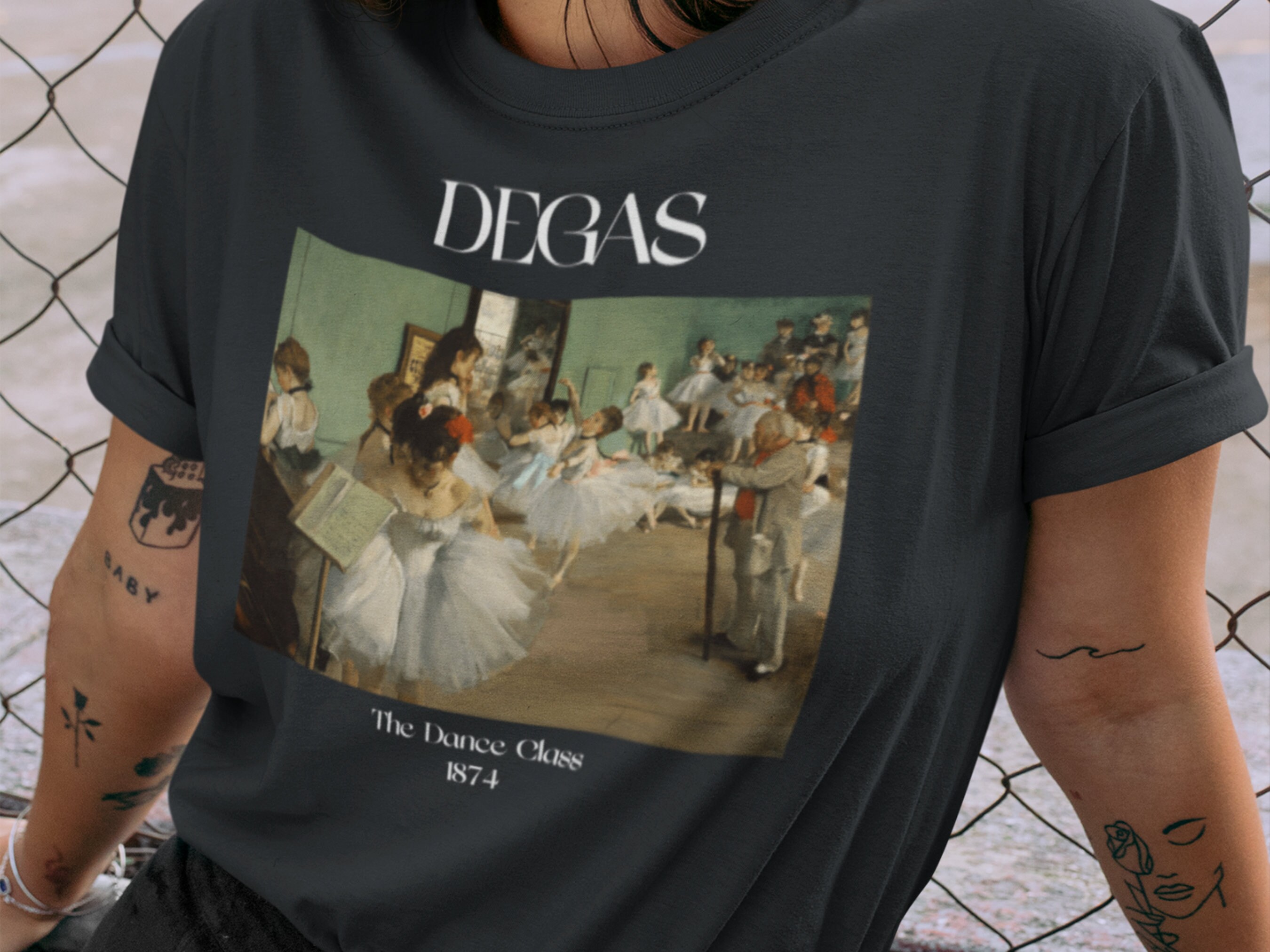Edgar Degas the Dance Class Shirt Ballerina Shirt Famous Painting
