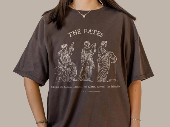 Poet Shirt The Fates Shirt Moirai Greek Goddess Greek Mythology Shirt Dark Academia Clothing Literature Shirt Ancient Greece Artsy Aesthetic