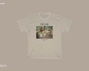 Edgar Degas the Dance Class Shirt Ballerina Shirt Famous Painting