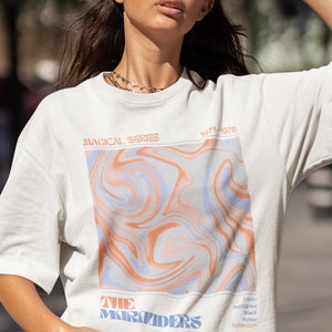 The Marauders Shirt Retro 70s Graphic Tee Bookish Shirt Literary Shirt Harry Fandom Shirt Sirius Black James Potter Remus Lupin Pettigrew