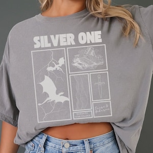 Fourth Wing Shirt Violet Sorrengail Silver One Basgiath War College Shirt Tairn and Andarna Riders Quadrant Xaden Riorson Rebecca Yarros Tee