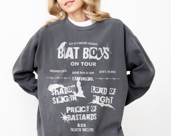 ACOTAR Bat Boys Band Sweatshirt Rhysand Cassian Azriel Shadowsinger Velaris City of Starlight SJM LICENSED Night Court Tog Merch Romantasy