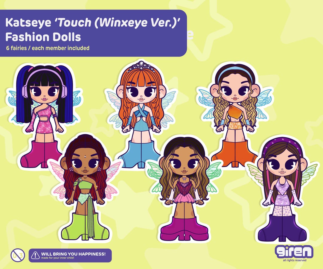 KATS EYE 'winxeye' Sticker Pack | Fanart Sticker Pack - Etsy