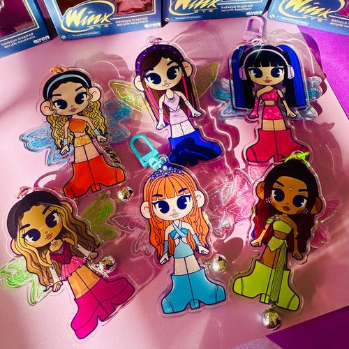 KATS EYE 'WINXEYE' Moveable Wing Keychains - Etsy