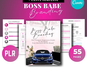Boss Babe Branding, Start a Business, How to Make Money Online, White Label, Private Label, Done for You, Resell PLR- MRR