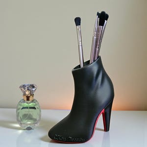 Red Bottom High Heel Pen Holder | Designer Inspired Desk Organizer