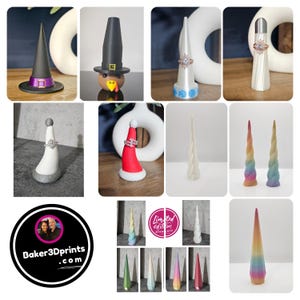 Ring Holder Cone - Ring Display Stand 3D Printed