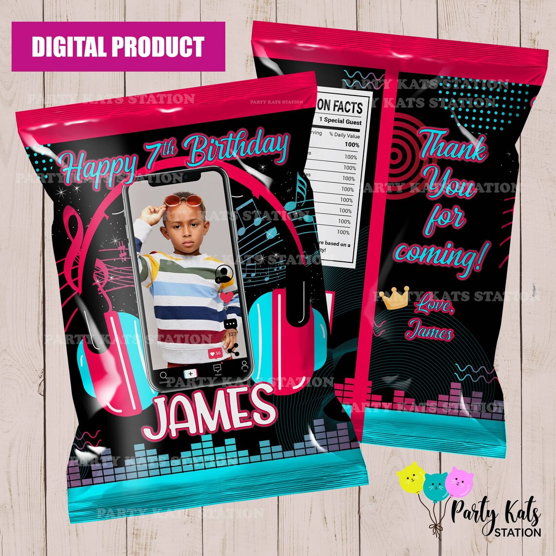 Custom TikTok Party Bundle Custom TikTok Party Bundle | Etsy