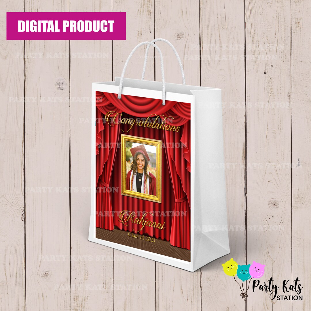 Custom Graduation Gift Bag Graduation Goodie Bag Graduation - Etsy