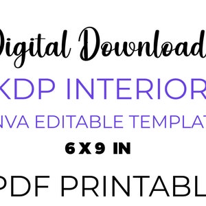 Buy 50 Editable Canva Templates 6x9 for KDP Bundle ,journal,planner ...
