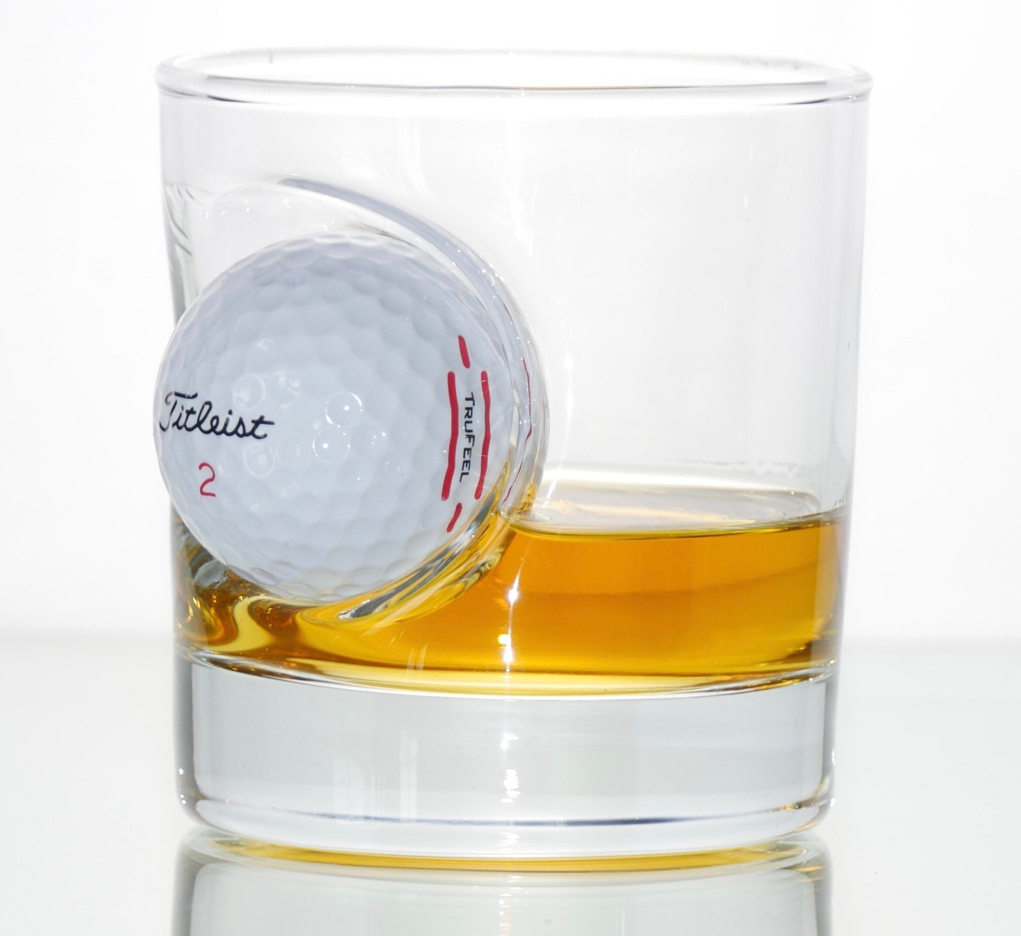 Golf Ball Whiskey Glass, Set of two